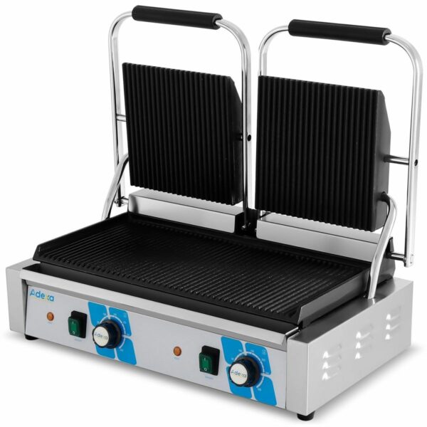 Toaster, dobbel pressgrill Modell: Adexa PG813A, Effekt: 3,6kw/1fas