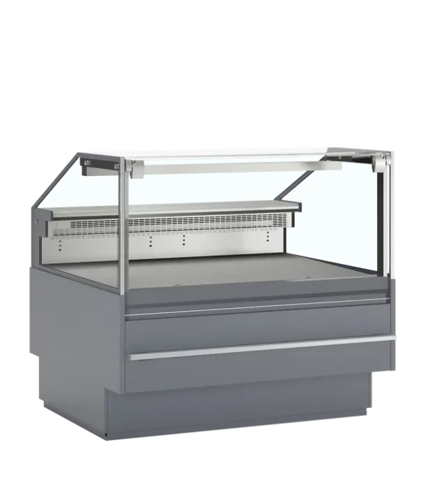 Display kjøledisk, vitrine 311 liter  W:130 D:112 H:119cm