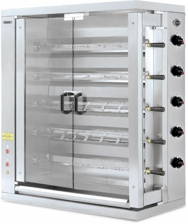 Elektrisk kylling grill bord modell                   Modell: EMP.5EE Dim: 120x48x118cm