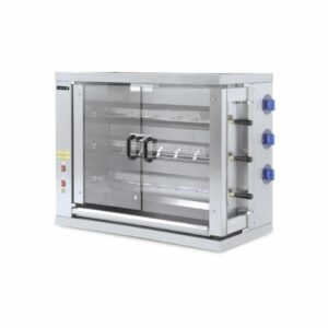 Elektrisk kylling grill bord modell                  Modell: EMP.3EE Dim: 120x48x82cm