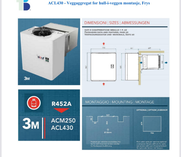 Fryseaggregat  52m3 - Bilde 3